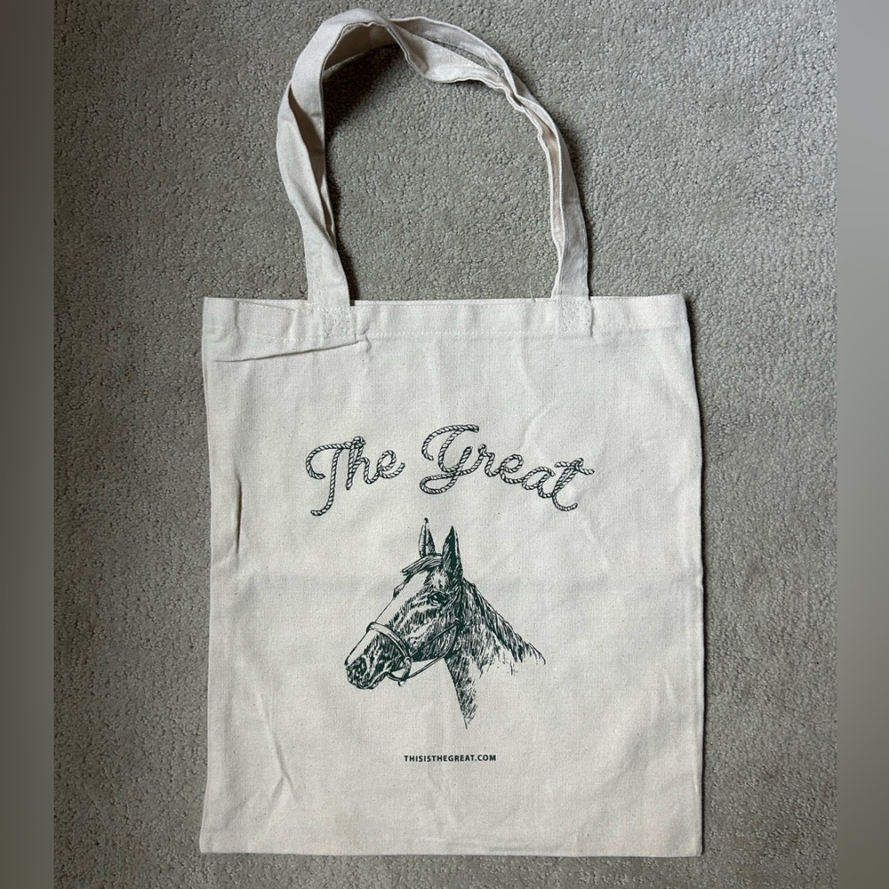 THE GREAT. Cotton Tote Shopping Bag